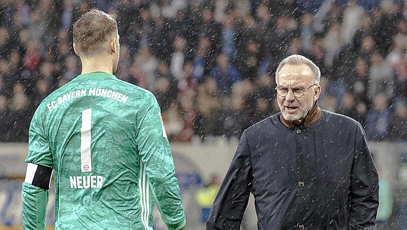 Karl-Heinz Rummenigge (r.) wird am Donnerstag 70 Jahre alt. Im Interview mit der AZ spricht er auch über die Zukunft von Manuel Neuer.