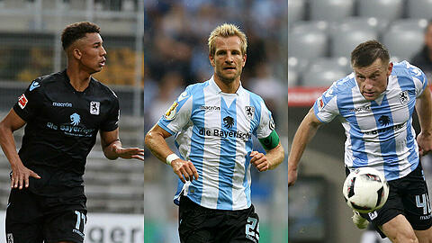 Leit-Löwen: Youngster Felix Uduokhai, Kapitän Stefan Aigner und Routinier Ivica Olic (von links).