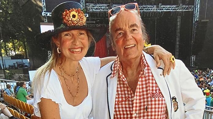 "Er ist Stier, ich bin Waage. Beide unter der Venus": Christina Weyer und ihr Mann Hans-Hermann.