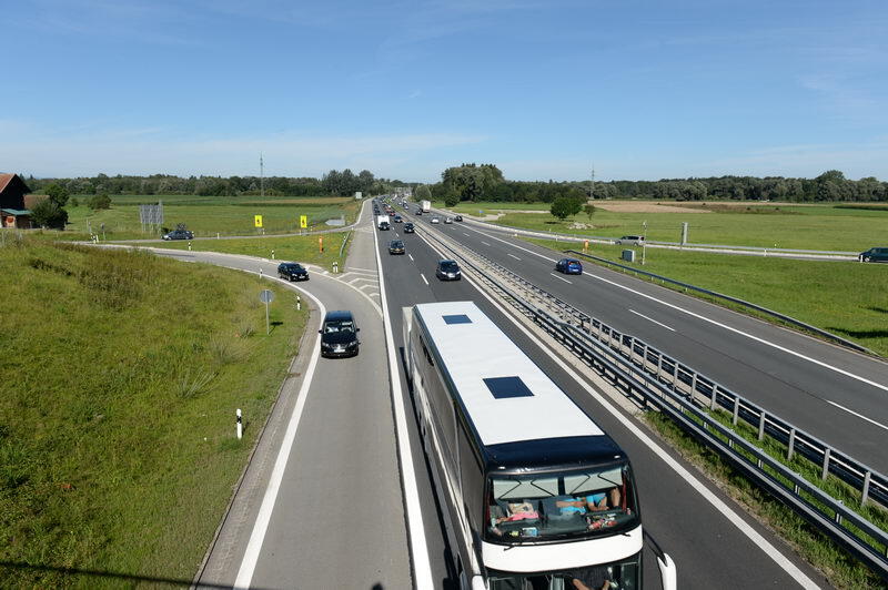 Die Bilder von der Blechlawine auf der A8