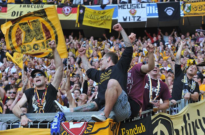 Über 15.000 Dynamo-Fans werden am Samstag in der Allianz Arena erwartet.
