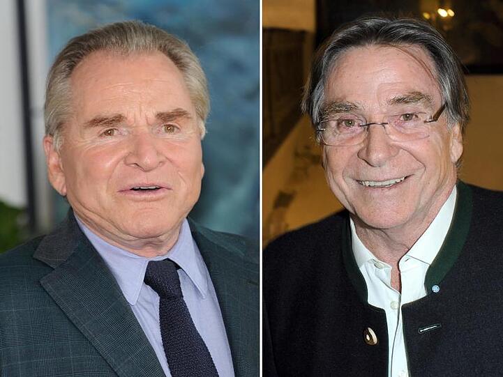 Die Schauspieler Fritz Wepper (l.) und Elmar Wepper (r.). Foto: Ursula Düren/Archivbild