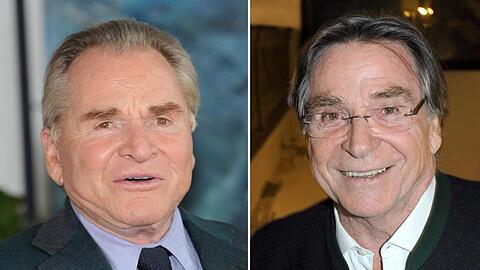 Die Schauspieler Fritz Wepper (l.) und Elmar Wepper (r.). Foto: Ursula Düren/Archivbild