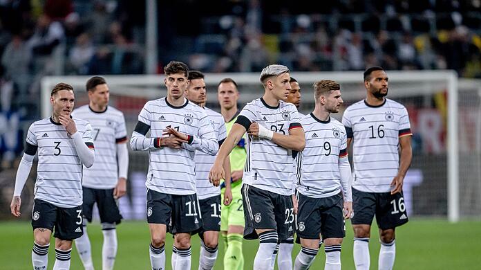 Timo Werner, Kai Havertz, David Raum, Marc-Andre ter Stegen, Thilo Kehrer, Jamal Musiala, Julian Weigl, Jonathan Tah, Ilkay Gündogan und Nico Schlotterbeck