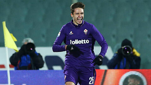 Federico Chiesa hat seinen Vertrag beim AC Florenz gerade erst verlängert.
