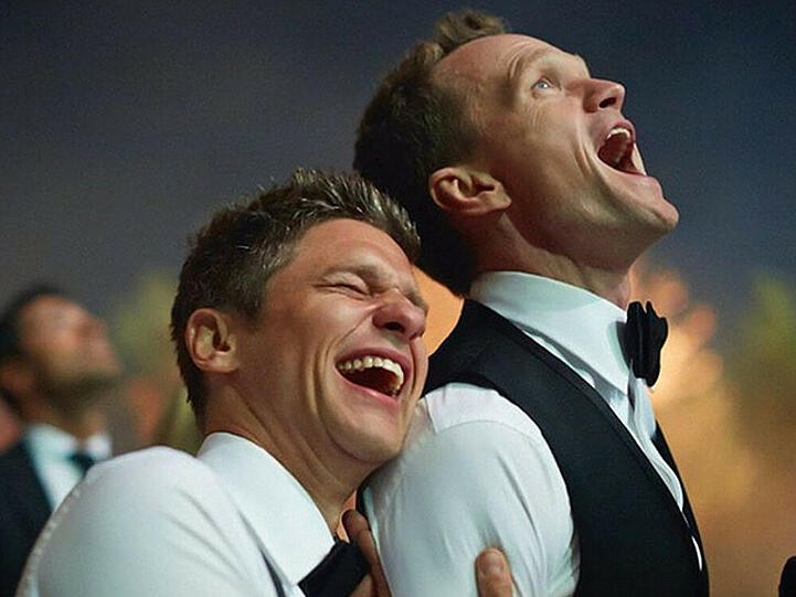 Neil Patrick Harris (r.) und David Burtka sind unzertrennlich