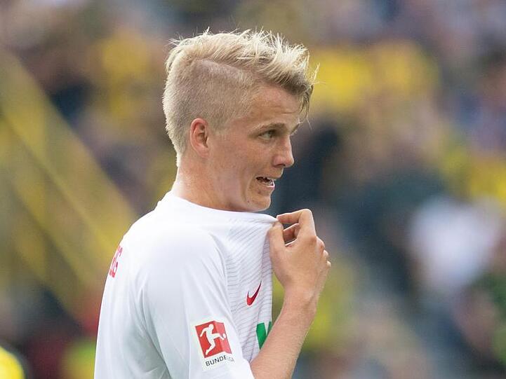 Felix Götze auf dem Spielfeld. Foto: Bernd Thissen/dpa/Archivbild
