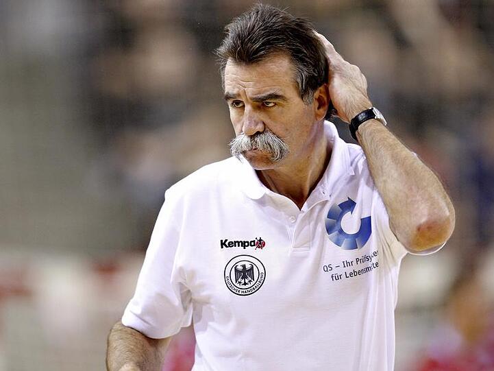 Mit seiner Mannschaft sehr zufrieden: Weltmeister-Coach Heiner Brand.
