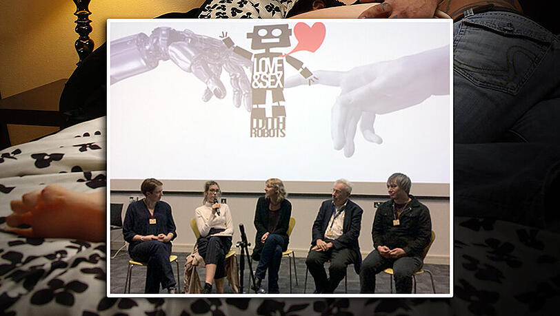 Fragerunde mit Rednern auf dem zweiten Internationalen Kongress zum Thema "Liebe und Sex mit Robotern" Fragerunde mit Rednern auf dem zweiten Internationalen Kongress zum Thema "Liebe und Sex mit Robotern"