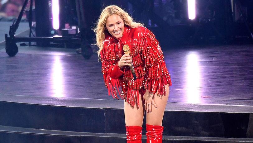 Helene Fischer hat erneut einen Rekord geknackt. Helene Fischer hat erneut einen Rekord geknackt.