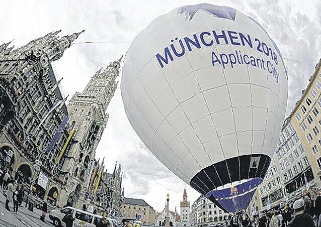 Hoffentlich nicht nur heiße Luft: Über Münchens Olympia-Bewerbung für 2018 wird erst im kommenden Juli entschieden.