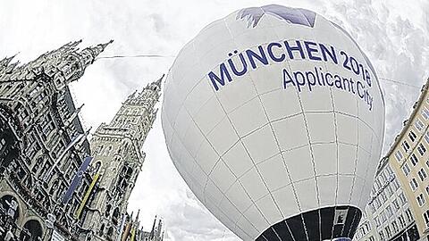 Hoffentlich nicht nur heiße Luft: Über Münchens Olympia-Bewerbung für 2018 wird erst im kommenden Juli entschieden.