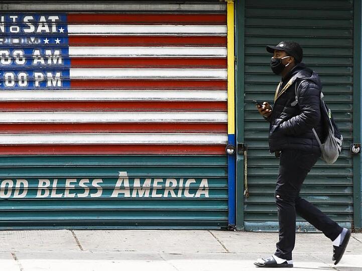 Die US-Arbeitslosenquote lag im April bei 14,7 Prozent.