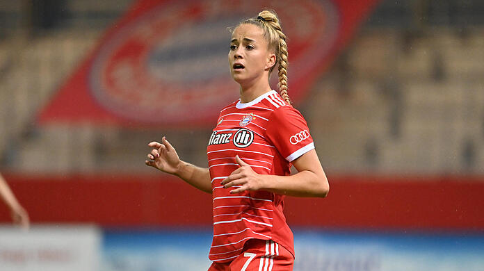 Wieder Giulia Gwinn! Die Außenverteidigerin fehlt dem FC Bayern monatelang.