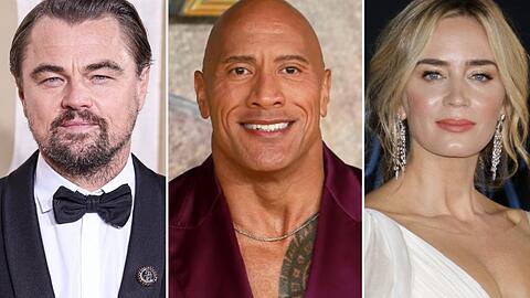 Leonardo DiCaprio, Dwayne Johnson und Emily Blunt: Stehen diese drei Superstars bald gemeinsam vor der Kamera?