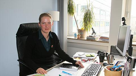 Simone Burger (33), die neue Chefin der DGB-Region München.