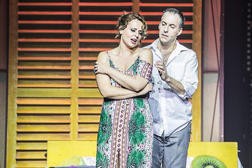 Elisabeth Sikora und Alexander Franzen auf Karibikurlaub.