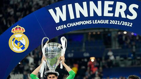 Madrids Torhüter Thibaut Courtois wurde im Finale zum Matchwinner.