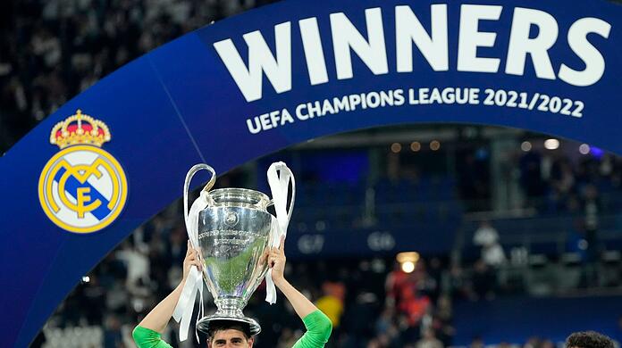 Madrids Torh&uuml;ter Thibaut Courtois wurde im Finale zum Matchwinner.