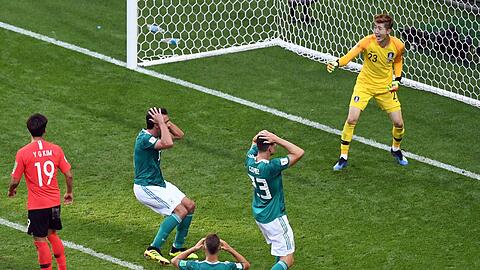 Bei der Fußball-WM 2018 in Russland verlor Deutschland gegen Südkorea.