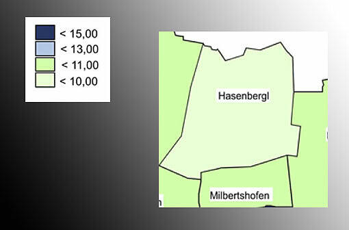 Hasenbergl: 9,3 Euro/qm
