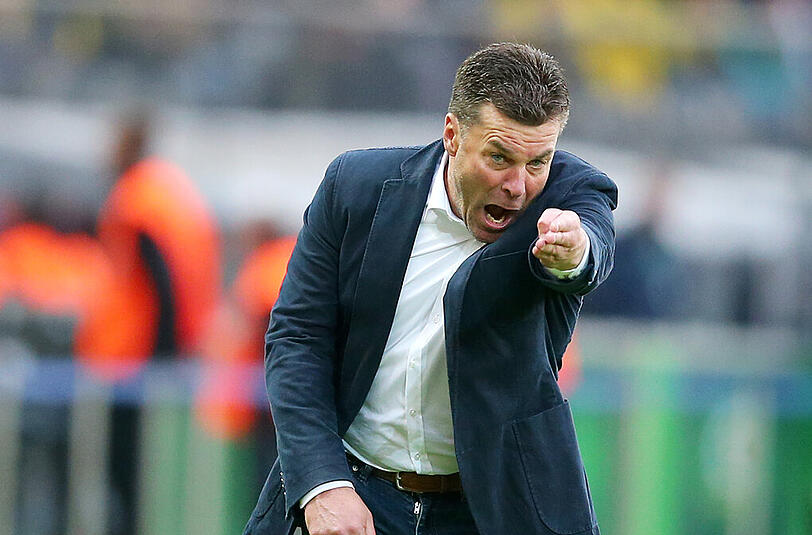 Energiegeladen zum dritten Streich gegen den FC Bayern? - Wolfsburgs Trainer Dieter Hecking.