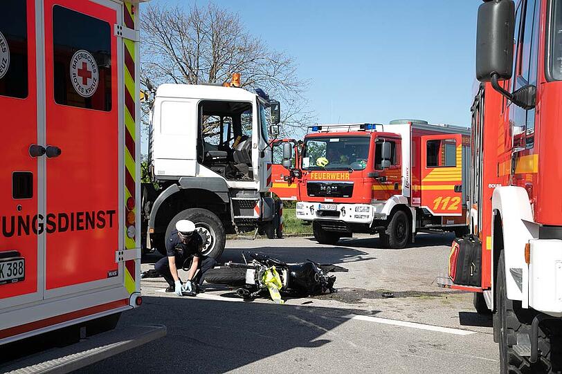 Der tödliche Verkehrsunfall ereignete sich auf Höhe des Weilers Eichham.