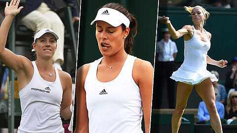 Die Tennis-Damen verzaubern derzeit London nicht nur mit ihren präzisen Schlägen, sondern auch mit ihrem Aussehen.