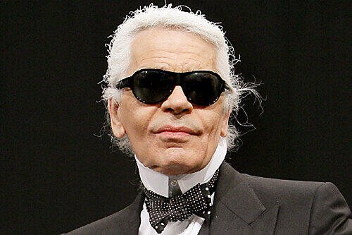 Schnellsprecher trifft Vielsprecher: Karl Lagerfeld (nach neuesten Erkenntnissen 75 Jahre) kommt zu Thommy.