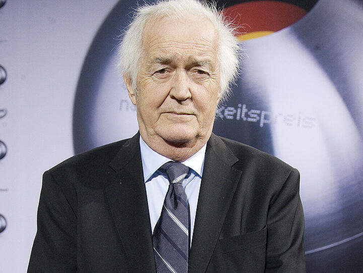 Henning Mankell bei einer Veranstaltung in Düsseldorf