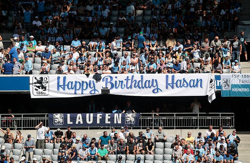 Happy Birthday, Hasan: Die Fans des TSV 1860 gratulieren 1860-Investor Hasan Ismaik.