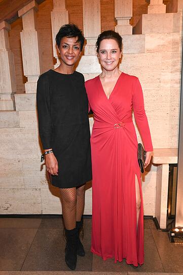 Dennenesch Zoude (l.) mit Desiree Nosbusch.