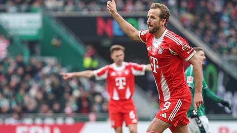 Schon 26 Tore in dieser Bundesliga-Saison: Bayern-Stürmer Harry Kane. Schon 26 Tore in dieser Bundesliga-Saison: Bayern-Stürmer Harry Kane.