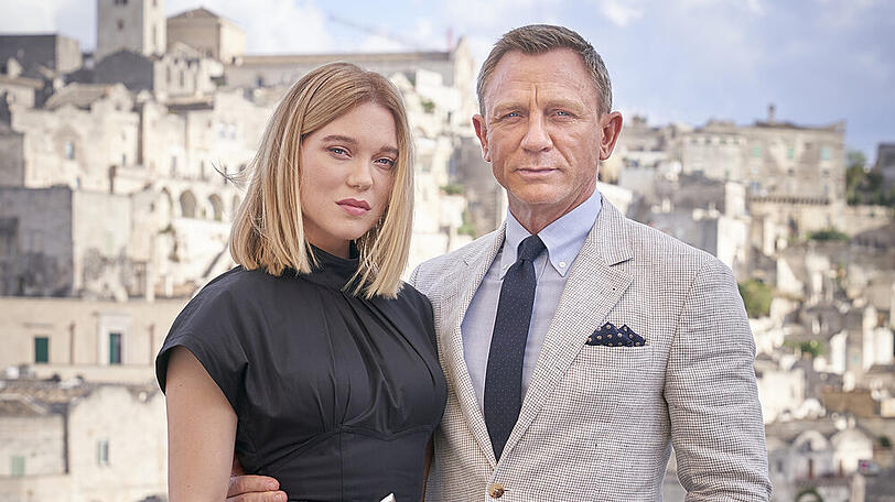 In "Keine Zeit zu sterben" sind Daniel Craig alias James Bond und Léa Seydoux alias Madeleine Swann wieder vereint