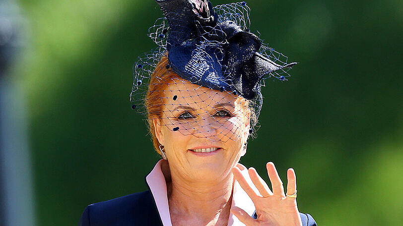Sarah Ferguson auf einer royalen Hochzeit