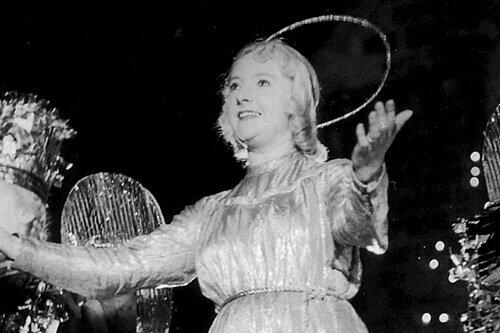 Die Schauspielerin Sofie Keeser schlüpfte 13 Jahre lang in die Rolle des Christkinds. Auch 1959 sprach sie den Prolog zur Eröffnung.