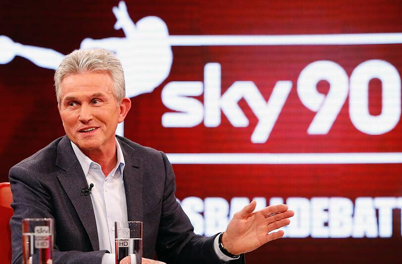 Gesprächig: Jupp Heynckes, der ehemalige Trainer des FC Bayern München, bei "Sky90".