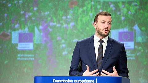 Umweltkommissar Virginijus Sinkevicius: Brauchen zusätzlich Investitionen im Umfang von etwa 600 Milliarden Euro pro Jahr um die Klima- und Umweltschutzziele der EU zu erreichen.