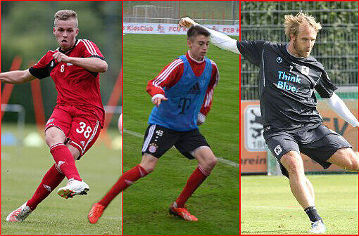 Darf schon mit den Profis des FC Bayern trainieren: Lucas Scholl, 17 Jahre alt und Sohn von Mehmet Scholl. Andere Söhne von erfolgreichen Fußballern gibt's hier zum Durchklicken!