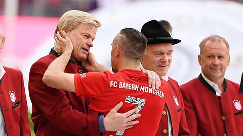 Oliver Kahn und Franck Ribéry spielten ein Jahr gemeinsam beim FC Bayern. (Archivbild)