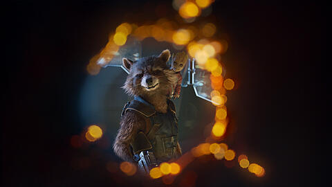 Der tierisch gefährliche Rocket (links) und Baby Groot in 2Guardians of the Galays Vol. 2".