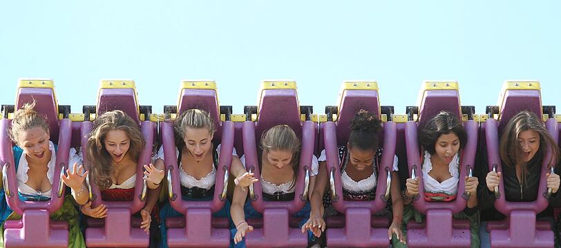 Und noch einmal ein Blick auf das beste Wiesn-Fahrgeschäft.