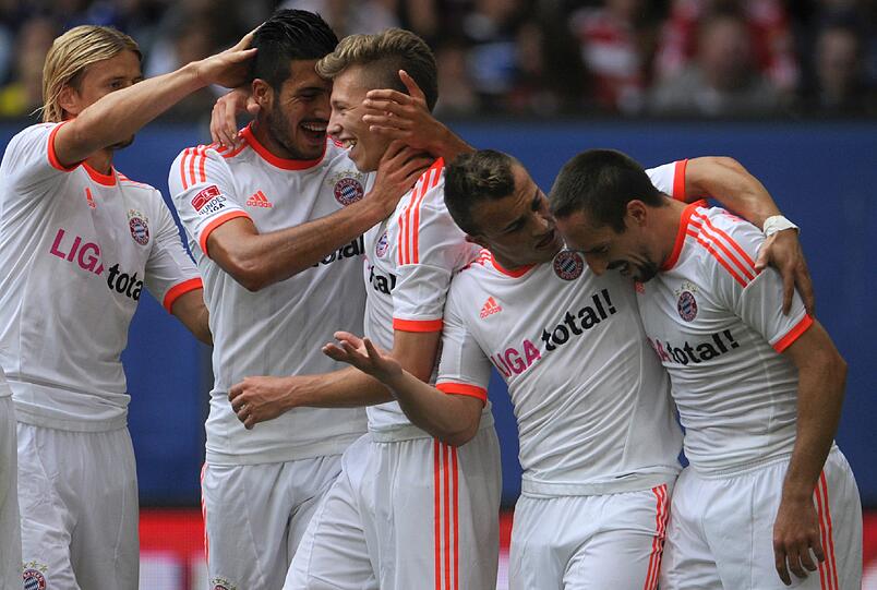 Dritter mit 1:0 gegen den HSV beim Ligatotal-Cup aber ein Doppel-Ausfall beim FC Bayern. Die Bilder vom Spiel