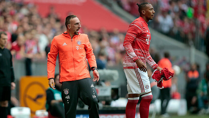 Ribéry (l.) und Boateng, hier beim Spiel gegen Köln im Oktober.