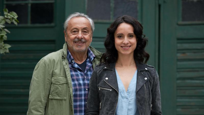 Vater und Tochter:  Wolfgang und Stephanie Stumph standen gemeinsam vor der Kamera.
