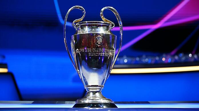 Der Pokal für den Sieger der Champions League.