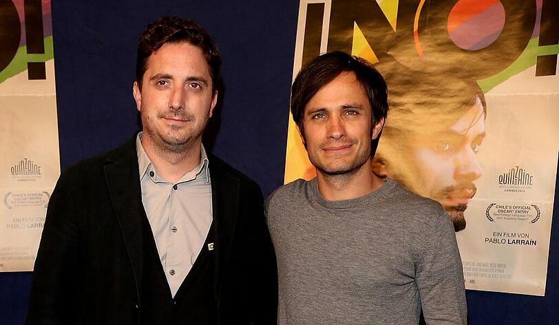 Schon für seinen Film "No" engagierte Pablo Larraín (links) den Mexikaner Gael García Bernal: "Er ist einer der interessantesten Darsteller in unserem Sprachraum ... und dazu ein Freund."