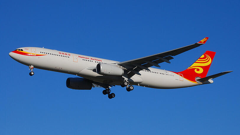 Hainan Airlines liegt auf dem Bronzerang.