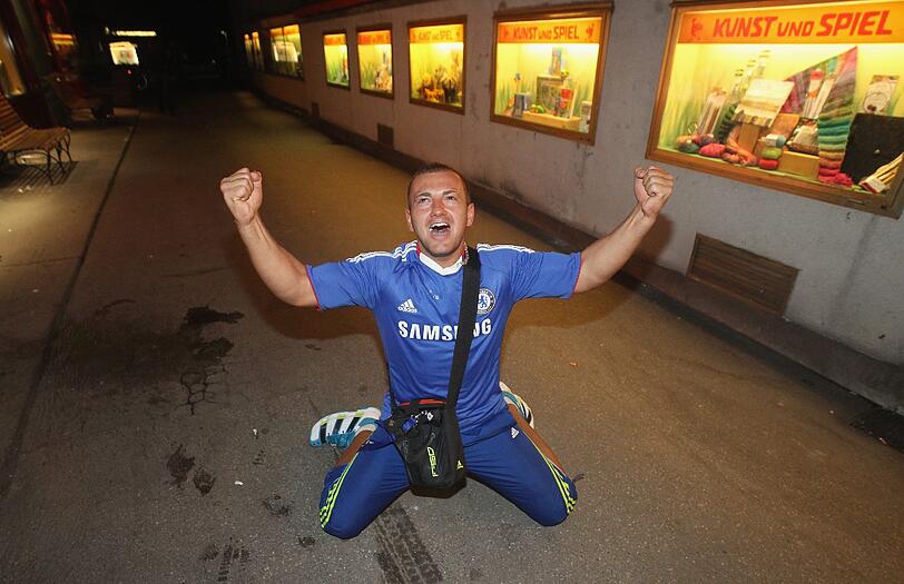Und so jubelten am Ende die Anhänger des FC Chelsea.