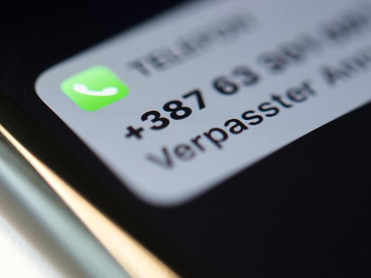 Nummern aus Bosnien und Herzegowina stehen in der Liste verpasster Anrufe. Teure Lockrufe aus dem Ausland sorgen immer wieder für Ärger.